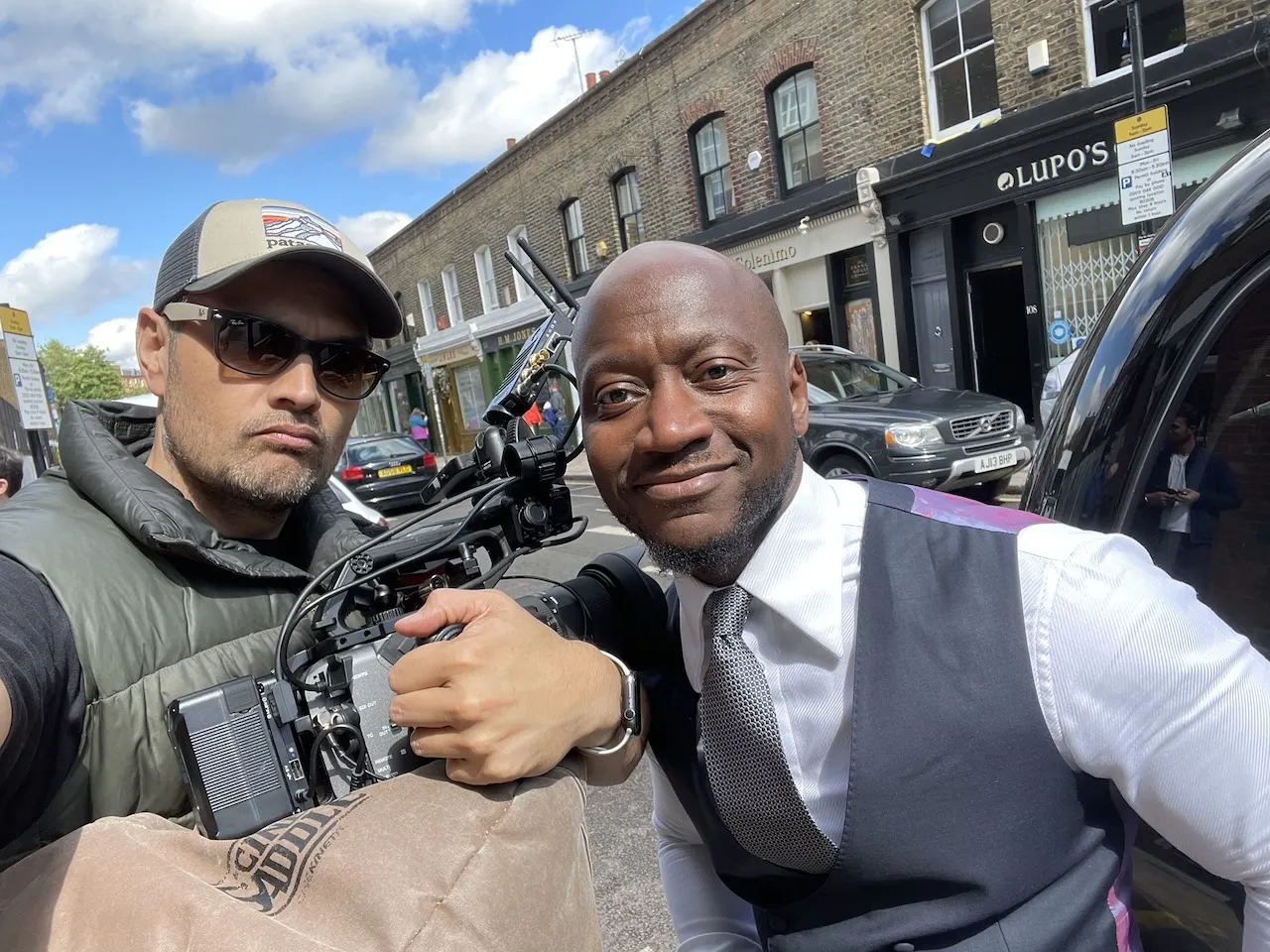 Jez Smith on set - behind the scenes 20