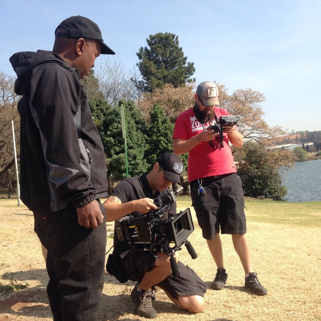 Jez Smith on set - behind the scenes 24