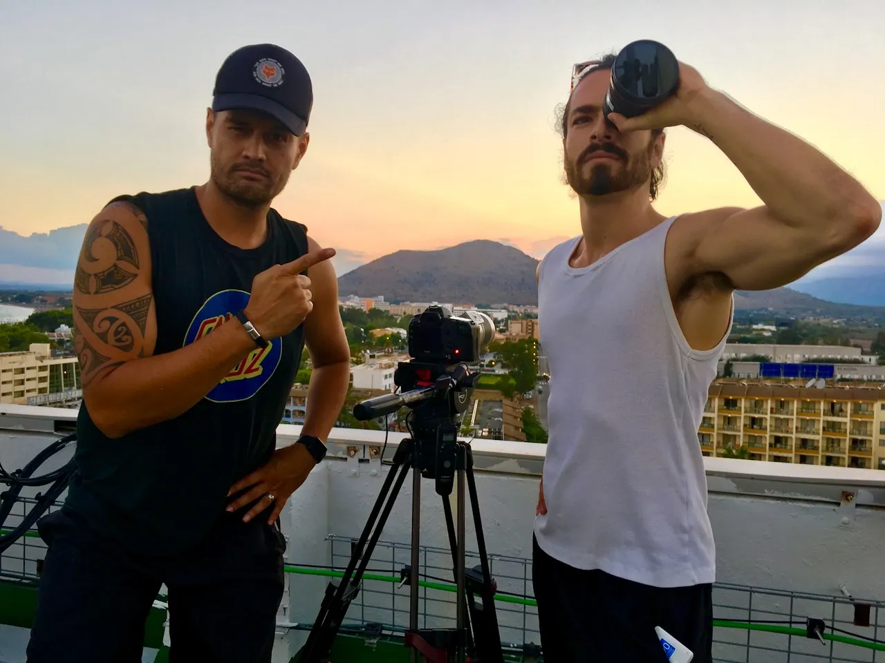 Jez Smith on set - behind the scenes 34
