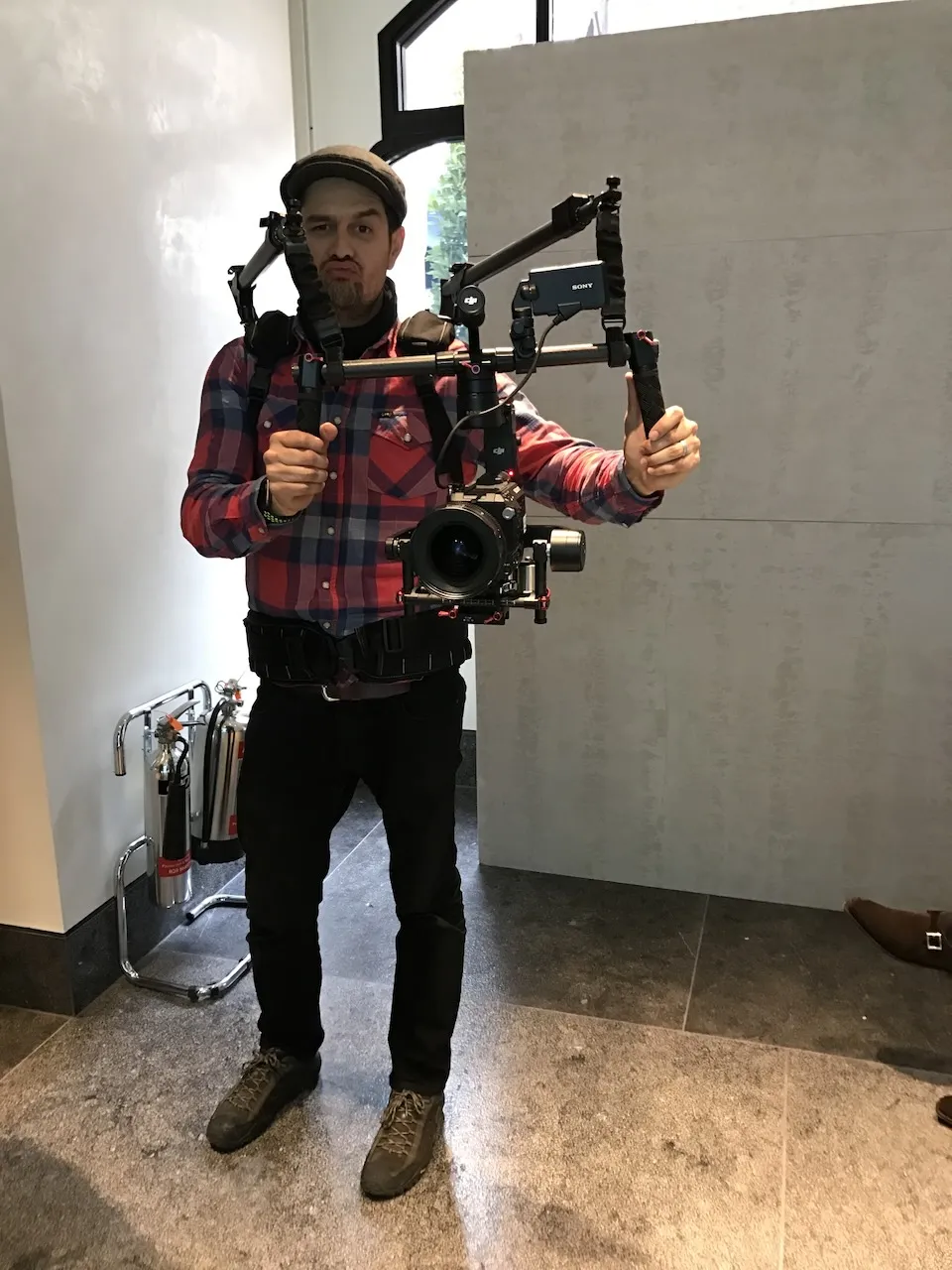 Jez Smith on set - behind the scenes 59