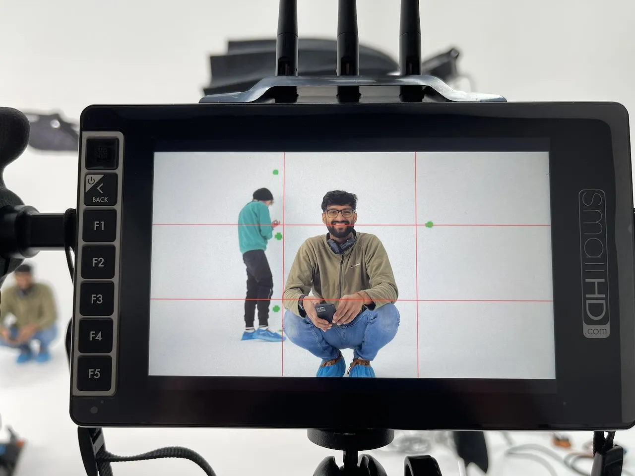 Jez Smith on set - behind the scenes 81