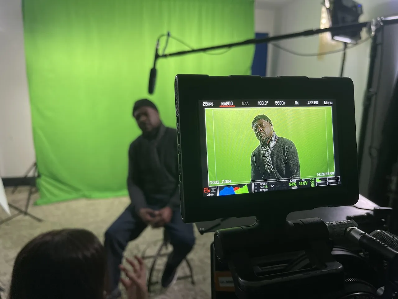 Jez Smith on set - behind the scenes 85