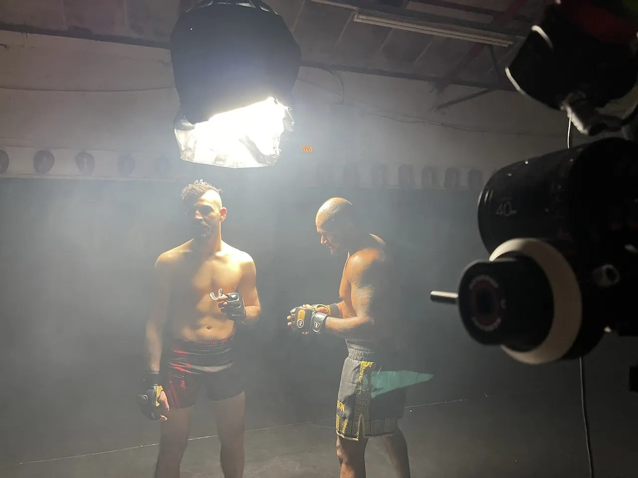 Jez Smith on set - behind the scenes 104