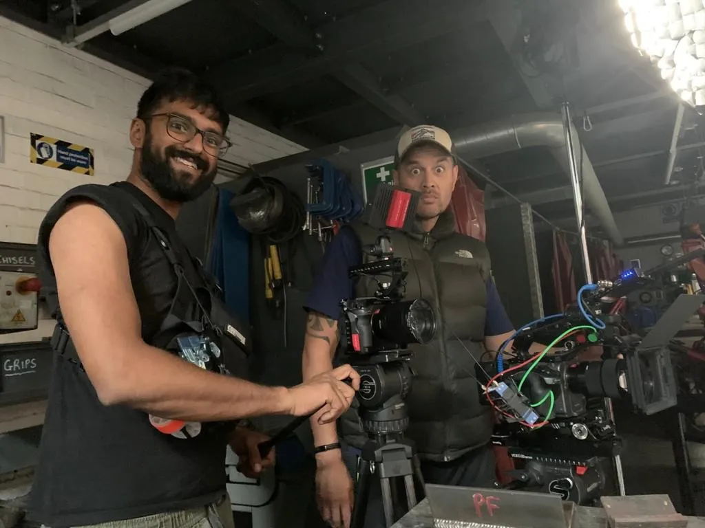 Jez Smith on set - behind the scenes 110