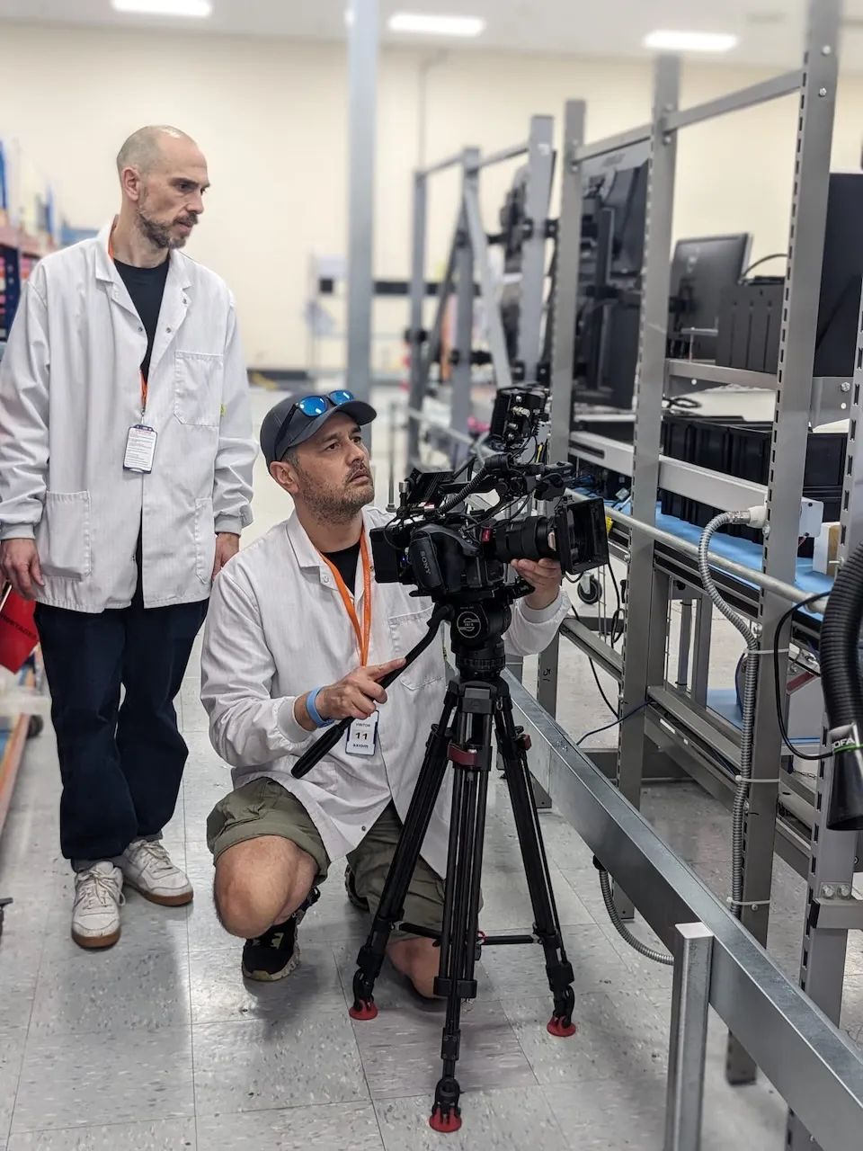 Jez Smith on set - behind the scenes 124